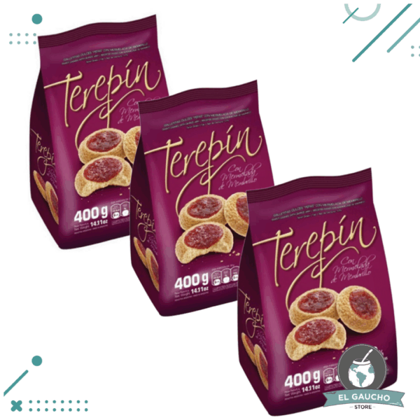 Pepas Con Membrillo Terepin 400g (pack x 3un).(1200gr)