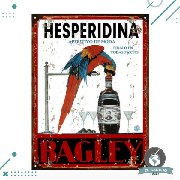 Cartel De Chapa HESPERIDINA 20X28CM