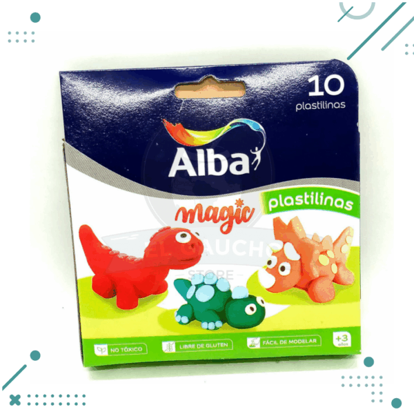 Plastilina Albamagic Set 10 colores surtidos