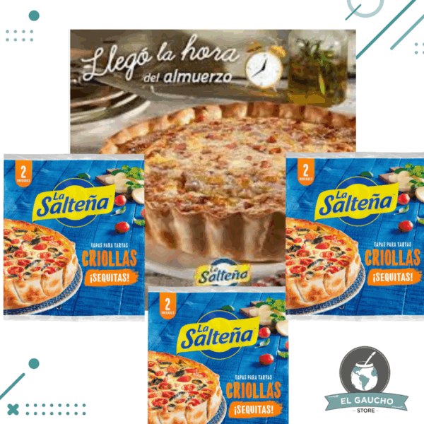 Tapas para PASCUALINA-TARTA La Salteña criolla 2u (pack 3 un)(6 discos)