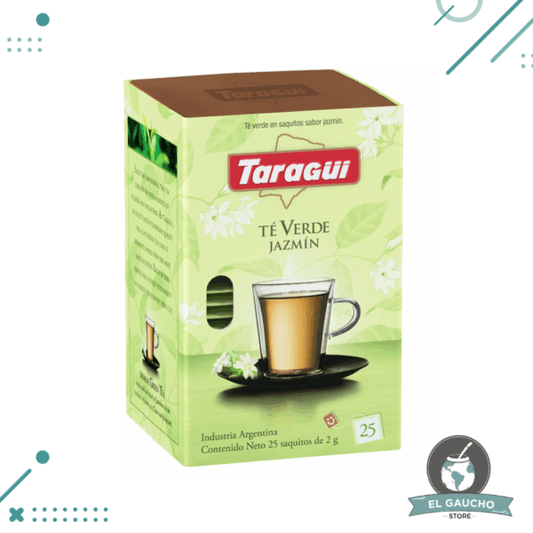 Té VERDE JAZMIN Taragui en saquitos(2gr) (25 Saquitos)