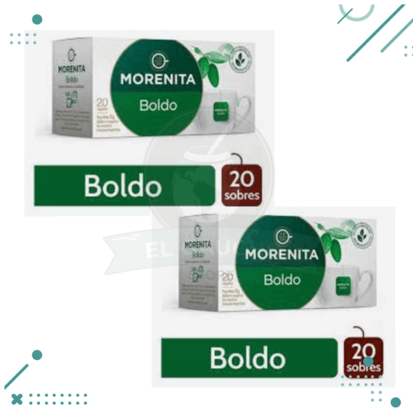 Té La MORENITA BOLDO (20 Saquitos) (30gr.)(pack x 2un)(60gr)