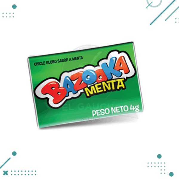 Chicle Bazooka Menta (pack x40un) (160gr)