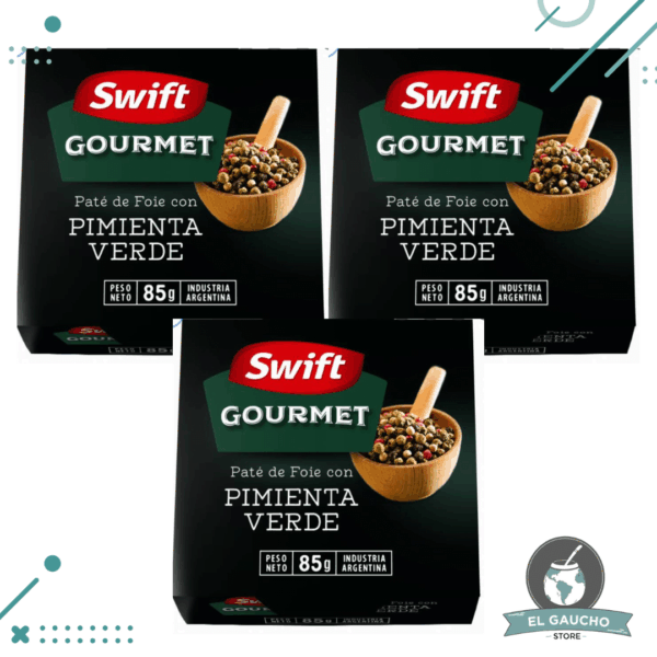 Swift Picadillo Pate PIMIENTA VERDE 90g Pack X 3 (240g)