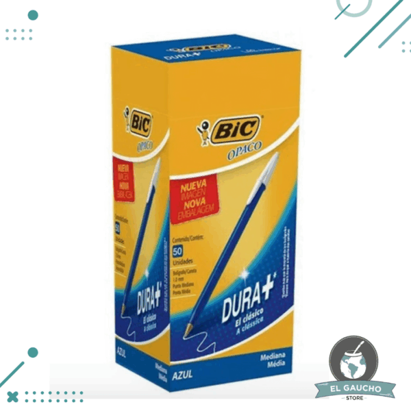 Bic Lapiceras Bolígrafos Azules Classic Blue Pen Extra Duration (CAJA DE 50 units)
