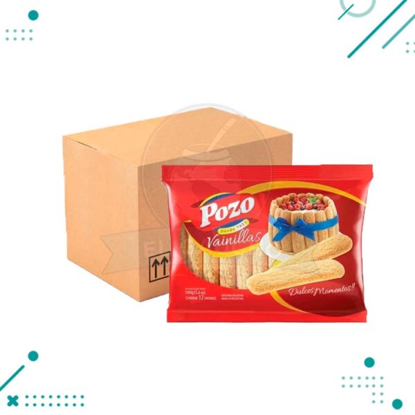 Vainillas Pozo 148 g (caja x 28 un)(4144gr)