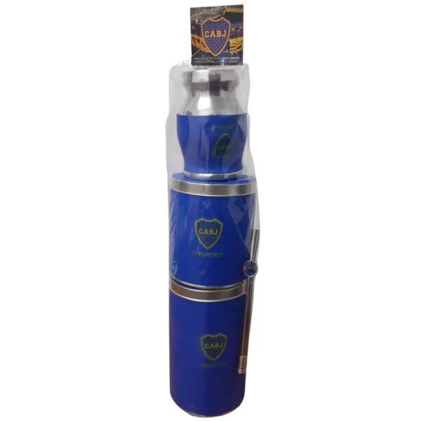 Set BOCA Mate+Lata de Yerba+Lata Azucar 3 piezas