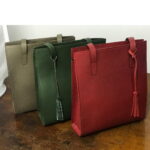 Cartera Dama CUERO 100%, Color VERDE CLARO Modelo Olivia - Imagen 3