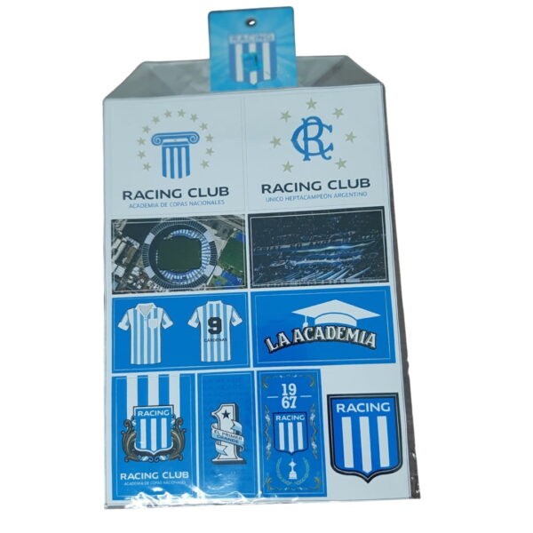 Plancha De Stickers Racing