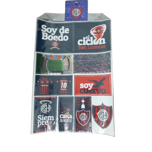 Plancha De Stickers San Lorenzo