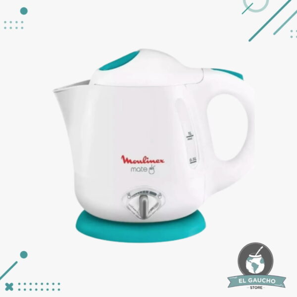 Pava eléctrica Moulinex Color BLANCA 220V 1L, con Cortador de Temperatura, Para Mate, Te