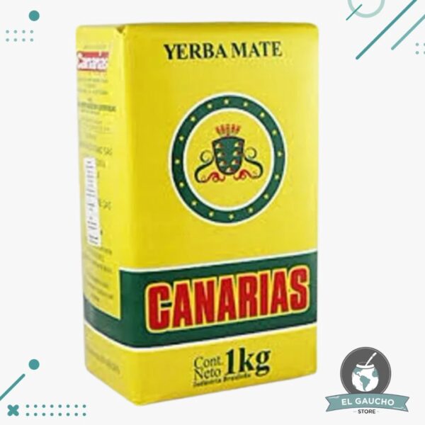 Yerba Mate Canarias Tradicional, Sabor Amargo e Intenso (1kg.)