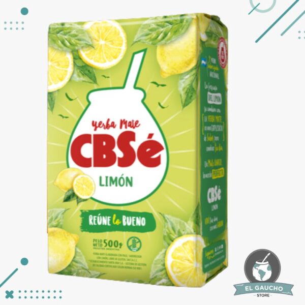 Yerba Mate CbSE Limón, ideal para Tereré (500gr.)