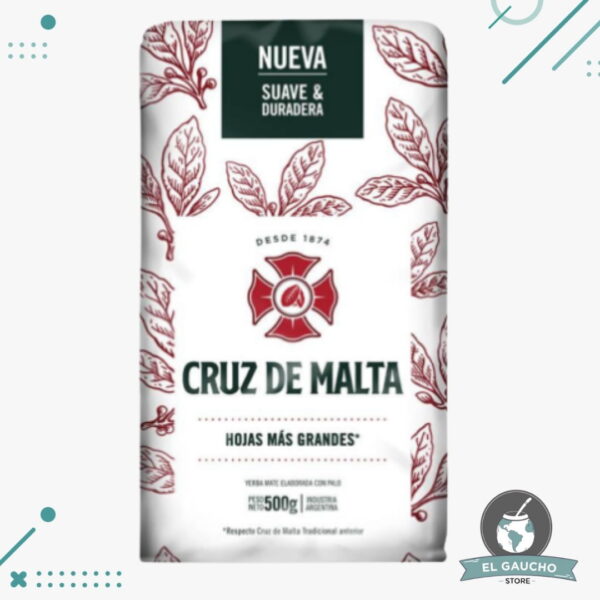Yerba Mate Cruz de Malta Tradicional, (500gr)