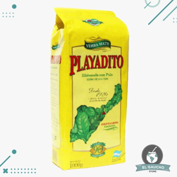 Yerba Mate Playadito Tradicional, Glúten Free (1000gr.)