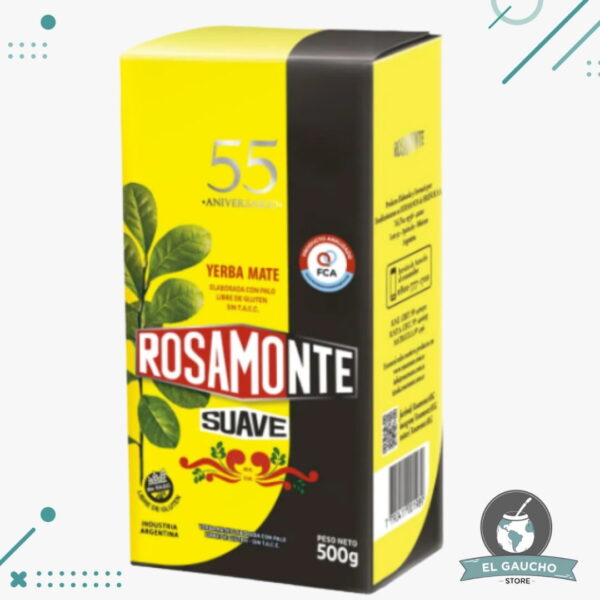 Yerba Mate Rosamonte Suave 55 Aniversario (500gr)