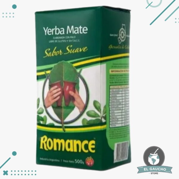 Yerba Mate Romance, Suave (500gr)