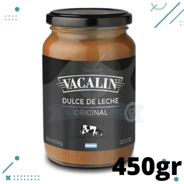 Dulce de Leche Vacalin, pote Vidrio (450gr)