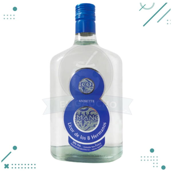 Anis Licor 8 hermanos x 1litro