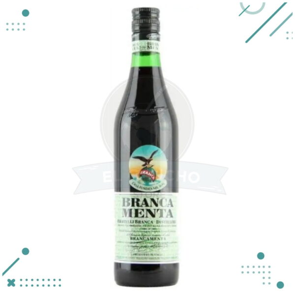 Fernet Branca Menta, bebida argentina a base de hierbas con agregado de menta. (750ml) (1.30 kg)