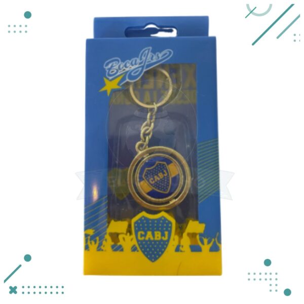 Llavero Giratorio Boca Juniors