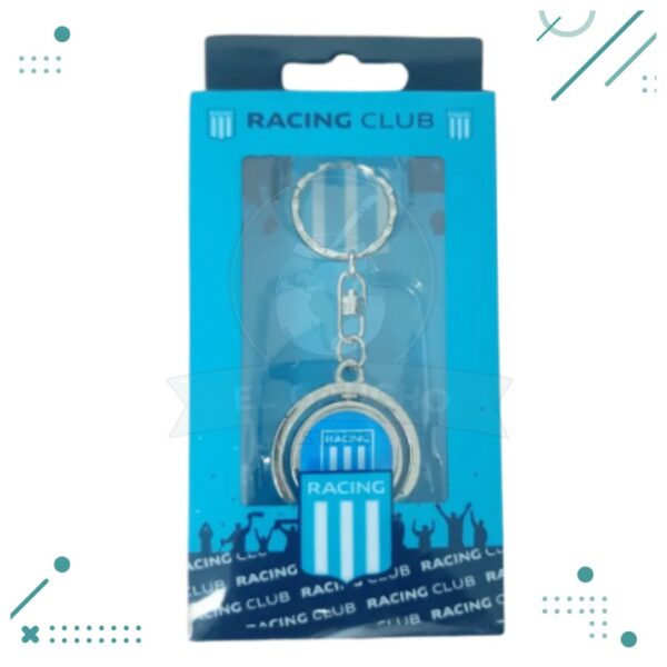 Llavero Giratorio Racing