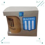 Taza Madera RACING CLUB con Cuchara