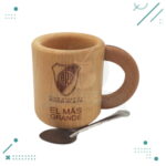Taza Madera River con Cuchara