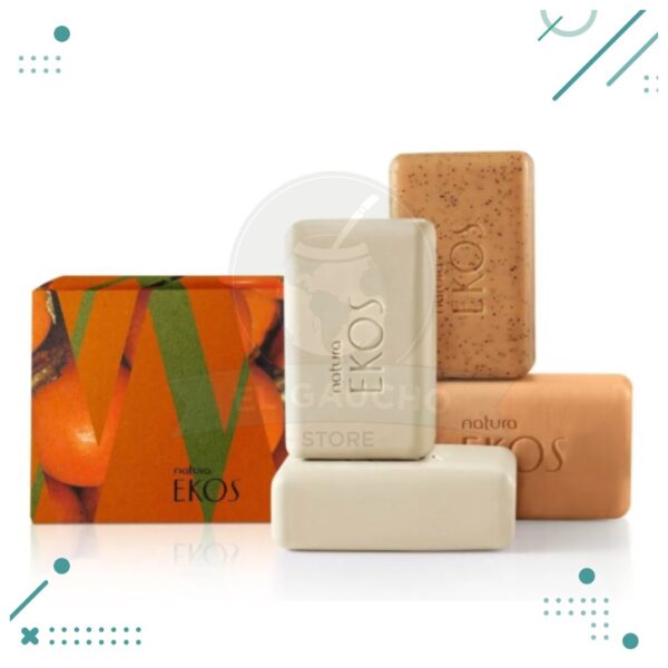 Ekos Tukuma Jabones En Barra Surtidos Cremosos y Exfoliantes 4 X 100 Natura Vegano