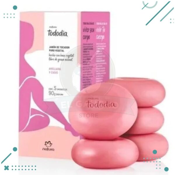 Natura Jabones Avellana Y Casis 5unid 90gr (450g)