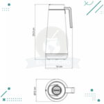 Termo JARRA Acero Inoxidable Tramontina 1lt - Imagen 3