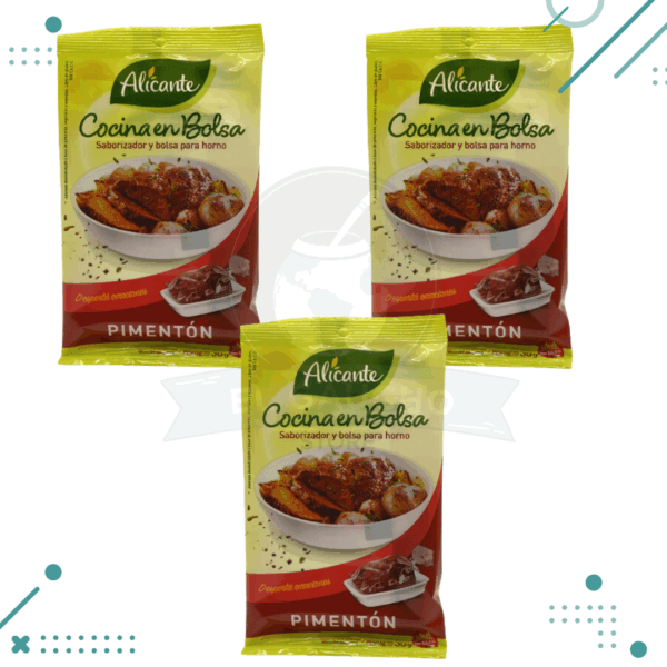 Cocina en bolsa Alicante sabor Pimenton (30gr) X3unid (90gr)