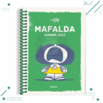Agenda Mafalda 2023 Tapa Dura Anillada VERDE