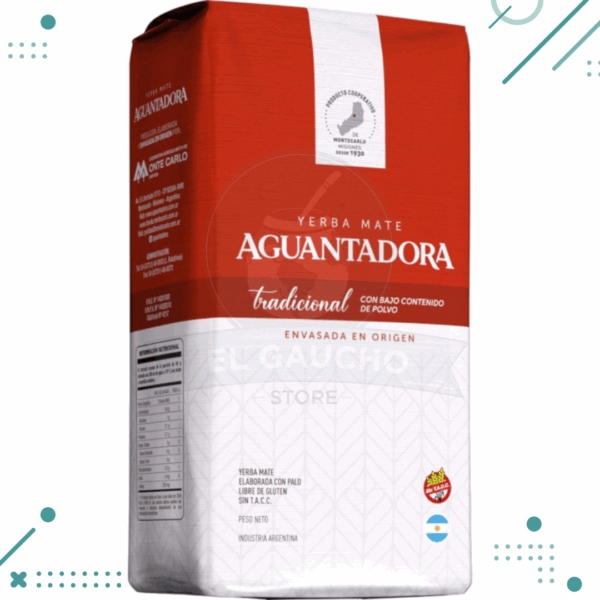 Yerba Mate Tradicional Misionera Aguantadora 1 Kg. Sin Tacc