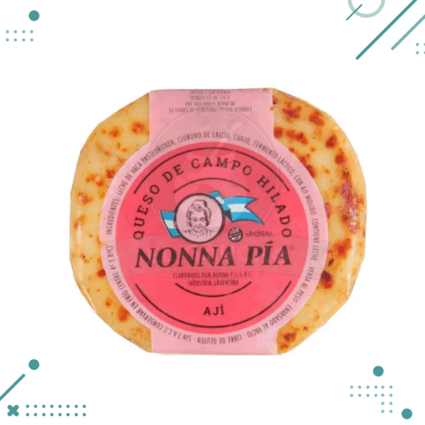 Queso de campo hilado NONNA PIA sabor aji 210gr