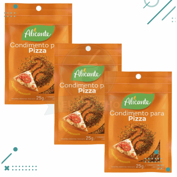Condimento Alicante para pizza 50 g. (pack 3u) (150g)