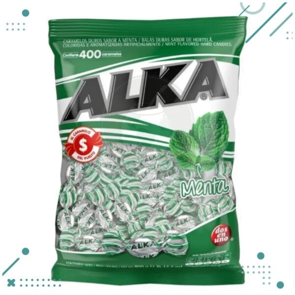 Caramelos Alka Menta 800gr