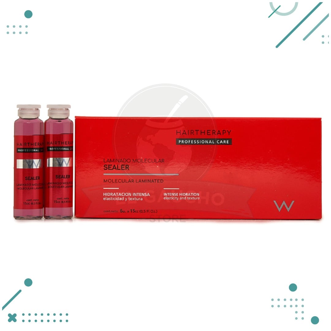 ampollas.png Sealer Laminado Molecular HairTherapy x15ml (6 Ampollas) - Imagen 1