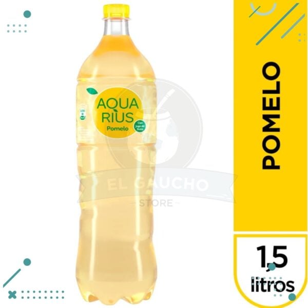 Aquarius Agua Saborizada Pomelo Sin Gas 1.5 Lt