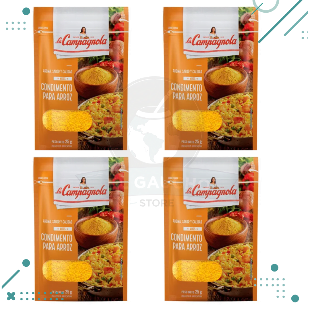 arroz.png Condimento para arroz La Campagnola x 25g (pack x4) (100g) - Imagen 1