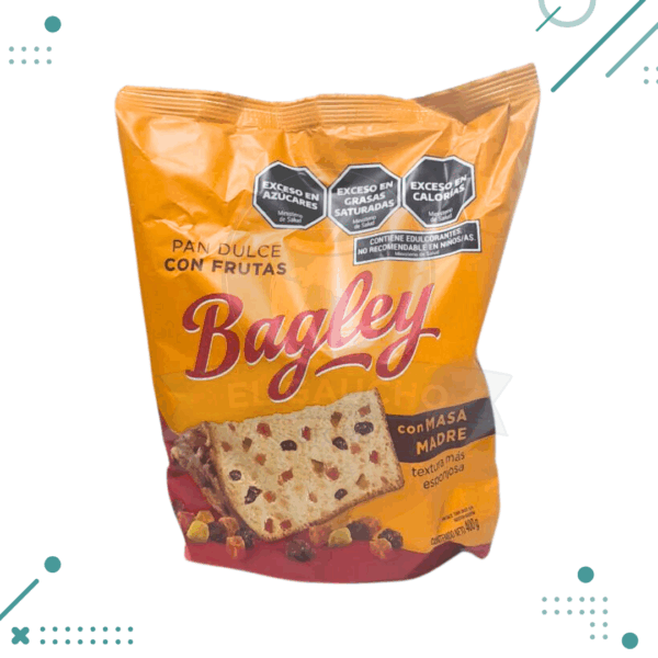 Pan Dulce BAGLEY Con Frutas Navidad 400g
