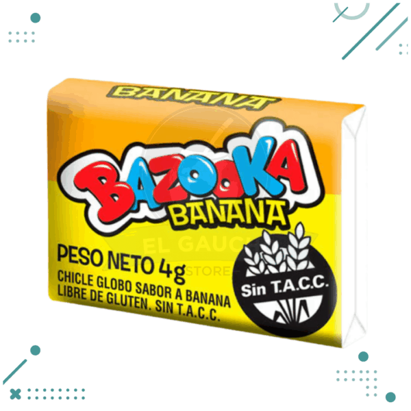Chicle Bazooka Banana (Pack x40un) (160gr)