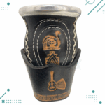 Mate Chacarero Calabaza con Base NEGRO