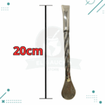Bombillon Torneado Plateada 20cmAprox.