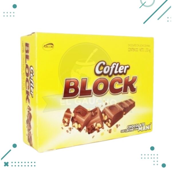 Chocolate Cofler BLOCK x110gr Caja x 12 unidades