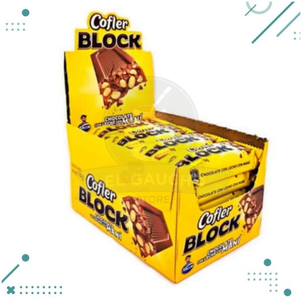 Chocolate Cofler BLOCK (38gr) (Caja por 20un) (760gr)