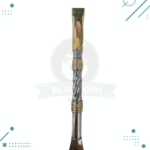 Bombillon Alpaca, 2 anillos (plateada y dorada) - Imagen 2