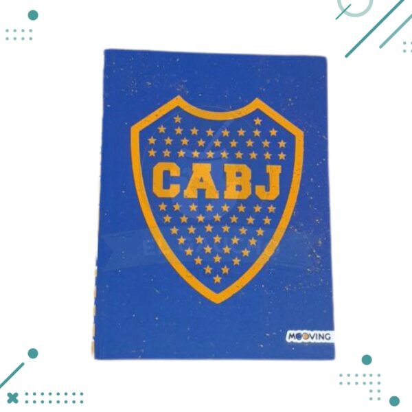 Cuaderno tapa dura BOCA JUNIORS hojas rayadas