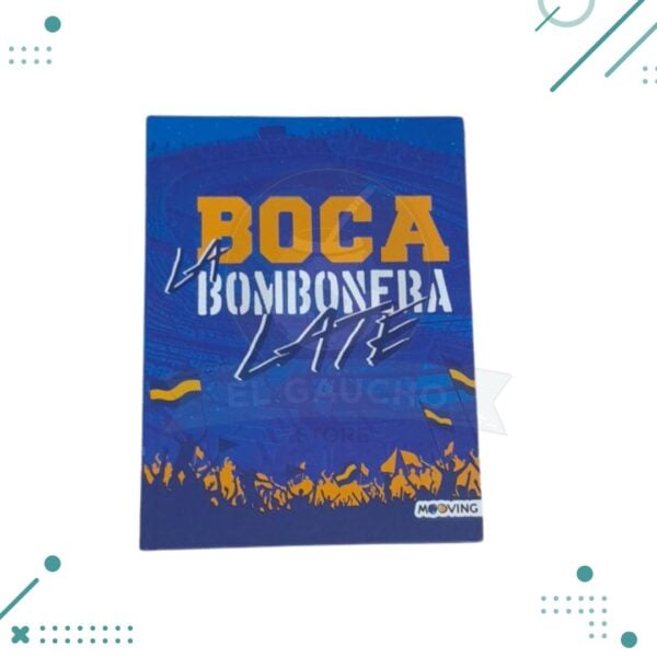 Cuaderno tapa dura BOCA JUNIORS hojas rayadas (LA BOMBONERA LATE)