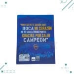 Cuaderno tapa dura BOCA JUNIORS hojas rayadas (LA BOMBONERA LATE) - Imagen 2
